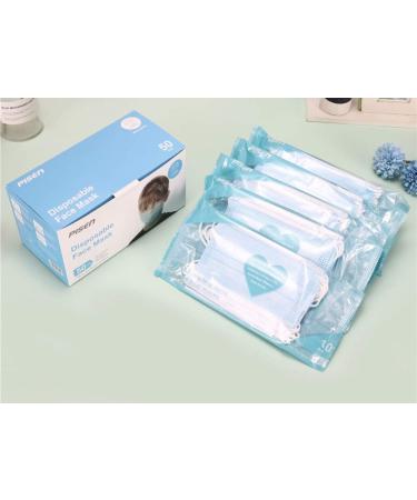 Pisen Disposable Face Mask 50 PCS 3-Ply non-woven fabrics non-medical mask (KIDS) - Buy Online on GoSupps.com