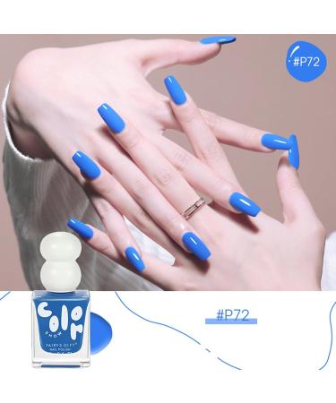 12 ml Nail Polish Natural Colour - Nail Polish Gel Nail Polish Soak Off UV LED Polish Nail Art Gel Home (P72) - Buy Online on GoSupps.com