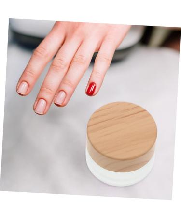 FRCOLOR Pen Wash Cup Nail Remover Bottle Dappen Dish Manicure Soaker Nail Art Dappen Cup Polishing Remover Bowl Glass Cups Glass Cup Nail Art Plush Pencil Bag Wood Washing Cups Container - Buy Online on GoSupps.com