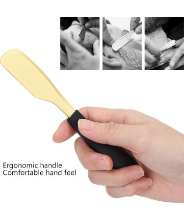 Durable Straight Edge Razor - Rust-Free Travel Essential for Home & Hotel (Black Wood & Gold) - Buy Online on GoSupps.com