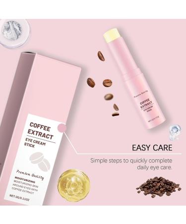 Coffee Moisturizing Eye Cream Stick Wrinkle Firming Eye Cream Effectively Reduce Wrinkles And Brightens Skin Tone Suitable For A Variety Of Skin Uses - Buy Online on GoSupps.com