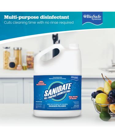 Buy BioSafe Systems SaniDate All Purpose Disinfectant - 1 Gallon Unscented | International Shipping Available - Buy Online on GoSupps.com