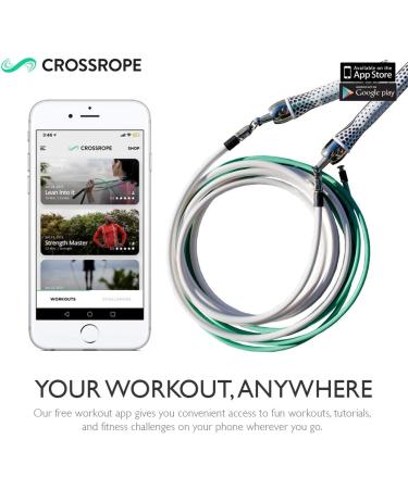Crossrope Get Lean - Weighted Jump Rope Set Large 9'0 | For Users 5'9.5 - 6'1.5 - Buy Online on GoSupps.com