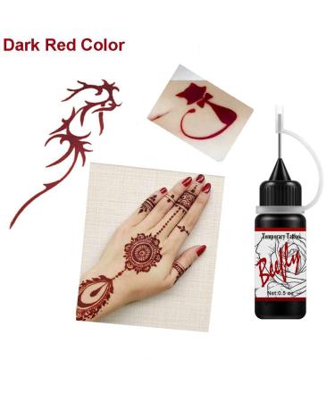 Semi Permanent Temporary Ink Kit - DIY Freehand Ink for Kids, Women, and Adults - Includes 24 Pcs Adhesive Stencils - Fake Freckle Full Kit in 2 Colors - Buy Online on GoSupps.com