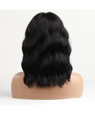 HAIRCUBE Black Shoulder-Length Wig for Women - Short Synthetic Wig for Daily/Cosplay in Black - Buy Online on GoSupps.com