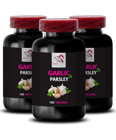 GARLIC AND PARSLEY ODORLESS - garlic with parsley pills freshness support daily wellness organic odorless softgels traditional herb combo herbal supplement odorless herb power 2Bot - Buy Online on GoSupps.com