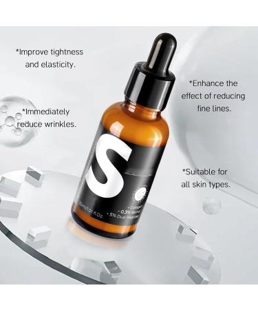 S rum anti- ge et anti-rides au peptide de r tinol : illumine la peau r duit les ridules raffermit et repulpe la peau hydrate raffermit et illumine les pores. - Buy Online on GoSupps.com