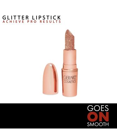 Gerard Cosmetics Glitter Lipstick in Hollywood Blvd - Metallic Finish, Long-Lasting Formula - 0.14 oz - Buy Online on GoSupps.com