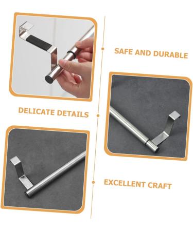 ABOOFAN Telescopic Towel Rack Clothes Hanger Hangers Metal Towel Bar Cabinet Door Towel Rack Steel Shelf - Buy Online on GoSupps.com