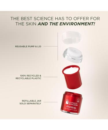 IDC Dermo Express Phyto-Active Recharge 16-in-1 Anti-Aging Face Cream | Vegan Moisturizer with Hyaluronic Acid for All Skin Types | 1.7 fl oz - Buy Online on GoSupps.com