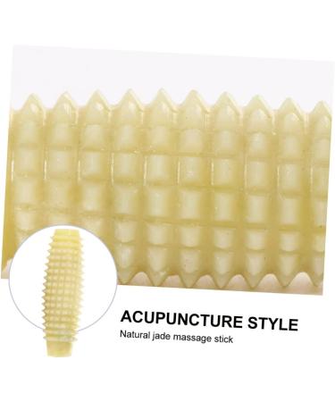 Xiuyan Jade Massager Set - Handheld Wooden Muscle Roller & Acupuncture Stick - Portable Leg Massager for Pain Relief - Buy Online on GoSupps.com