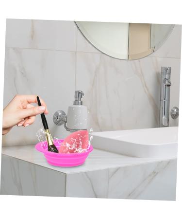 FRCOLOR Cleaning Pad Brush Cleaner Silicone Makeup Cleaning Brush Silicone Brush Cleaning Mat Brush Cleaning Pad Cleaning Scrubber Tool Brush Cleaner Brush Washer 14.5x11cm Rosy - Buy Online on GoSupps.com