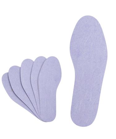 Japanese Traditional Paper 'Washi' Deodorant Insoles Made in Japan Sweat Absorbent Insoles Disposable Insoles Pack of 5 Pairs