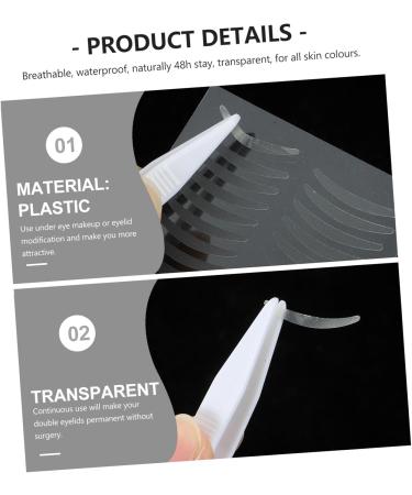 Housoutil 240 Pairs Eyelid Tape with Mirror Eyelid Glue Eye Lift Strips Makeup Tape Eye Lid Lift Tape Tape Eye Stickers Eyelid Lift Eye Lid Tape Invisible Eyelid Sticker Widen Tool - Buy Online on GoSupps.com