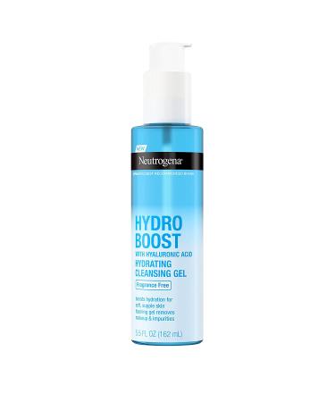 Neutrogena Hydro Boost Fragrance-Free Facial Cleansing Gel with Hyaluronic Acid | Oil-Free Daily Face Wash & Makeup Remover | 5.5 fl. oz - Buy Online on GoSupps.com