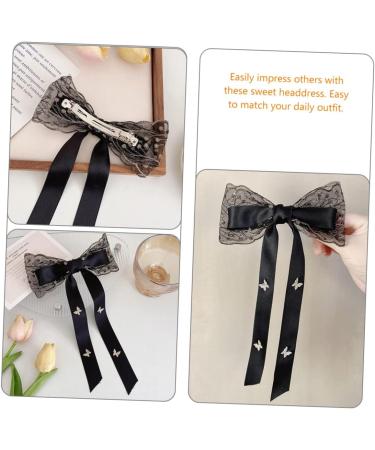 minkissy Bow Hairpin Hair Bow Clips Hair Barrettes for Women Big Hair Bows Womens Hair Clips Hair Toppers for Women Hair Clips for Girls Bows for Girls Fabric Ribbon Woman Bow Tie - Buy Online on GoSupps.com