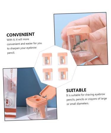 4pcs Pencil Sharpener Set - Eyeliner Lipstick & Makeup Tool - Essential Cosmetic Accessories for Women - Buy Online on GoSupps.com