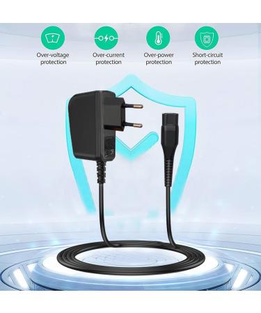 4.3V Razor Charging Cable for Philips Norelco OneBlade QP2520/QP2620 - Replacement Power Supply Model A00390 for Various Philips Razors - Buy Online on GoSupps.com