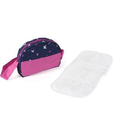 Bayer Chic 2000 Diaper Bag for Dolls - Butterfly Navy-Pink | Doll Accessories & Bags - International Shipping Available - Buy Online on GoSupps.com