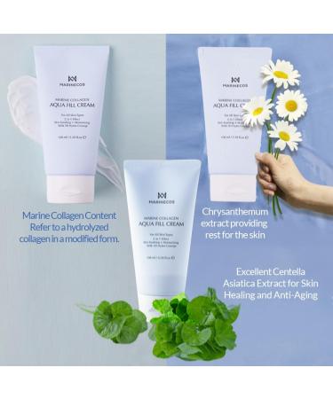 Marine Collagen Aqua Peel Cream 100ml Deep Moisture Exfoliating Cream with Soothing Chamomile and Herbal Complex Gentle Pore Care for Radiant Smooth Skin 3.38 Fl Oz (Pack of 1) - Buy Online on GoSupps.com