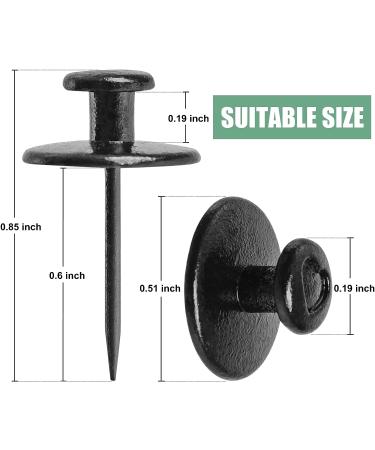 Assenic 32PCS Double Headed Picture Hanger Nails - Ideal for Hanging Photos, Clocks, and Keys - Home, Office, and School Decoration - Buy Online on GoSupps.com