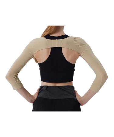Prevent hunchback shoulder blade assist correction posture correction butterfly sleeve shapewear (L Skin) L Skin