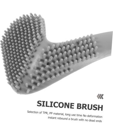 Solustre Golf Toilet Brush - Limestone Remover & Bathroom Cleaning Tool | No Punching White TPR - Buy Online on GoSupps.com