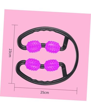 Healeeved 3-Piece 360 Depth Massage Roller Ring Muscle Relaxation & Back Massage Tools | Handheld Yoga Roller & Fitness Toner (25x23cm) - Buy Online on GoSupps.com