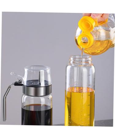 ABOOFAN Olive Oil Pourer Dispenser Vinegar Dispenser Bottle Glass Oil Bottle Oil Measuring Bottle Sauce Container Olive Oil Pour Spout Oil Dispenser Auto Salad Oil Salad Dressing 6.5x23.5cm As Shown - Buy Online on GoSupps.com