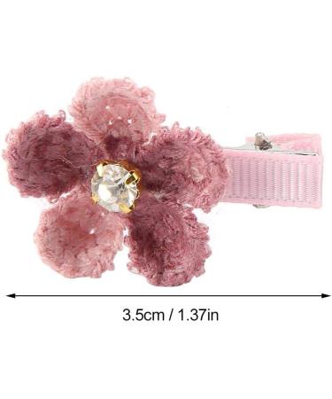 Pet Hair Clips - Cute Floral Pet Hairpin Dog Cat Puppy Hair Accessories Pet Grooming Products with alligator clips Pack of 10 - Buy Online on GoSupps.com
