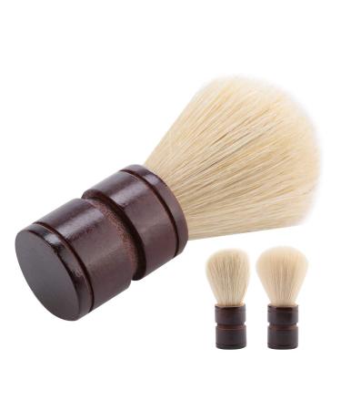 Portable Wooden Handle Shaving Brush for Men - Ideal for Salon Home & Travel | Lotus Wood & Bristle - Buy Online on GoSupps.com