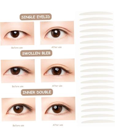 Beavorty 60 Sheets double eyelid sticker double eyelid tape eyelid stickers 2 sided tape makeup tape eye lift tape Eyelid Lift Strips Beauty Supplies Eye Beauty Tapes natural adhesive tape - Buy Online on GoSupps.com