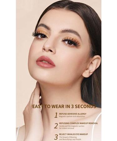 Opalglow Premium Magnetic Eyelashes - Reusable No Eyeliner Needed Natural Look - Perfect for Stunning Eyes - Buy Online on GoSupps.com