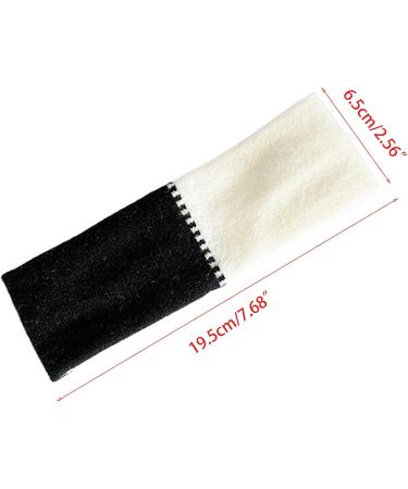 JSGHGDF Harajuku Women Knitted Headband Panda Elastic Wide Hairband Yoga Sport Stretch Headwrap Turban 2 - Buy Online on GoSupps.com