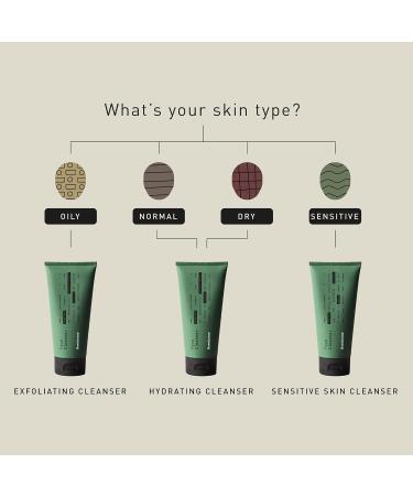 Hawthorne Men's Natural Gentle Face Wash | Moisturizing Aloe Vera & Tiger Grass Cleanser for Dry Sensitive Skin - 4oz - Buy Online on GoSupps.com