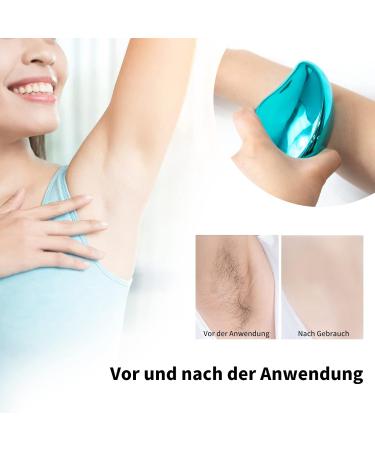 Nano Hair Remover - Silky Hair Removal for Men & Women | No Shaving Gentle Hair Eraser for Legs Back & Breast (Light Blue) - Buy Online on GoSupps.com