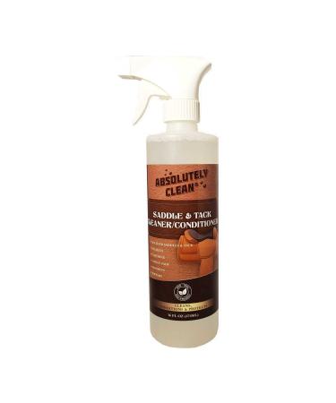 Absolutely Clean Amazing Saddle Soap Spray for Leather Cleaning & Tack Cleaner and Conditioner 16 oz