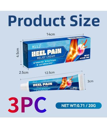Pommade L' peron Calcan en 3pcs Pommades pour perons Calcan ens Cr mes de Soulagement de Douleur Heel Pain Ointment Creme pour Epine Calcaneenne Cr me Contre Les perons Calcan ens 20g - Buy Online on GoSupps.com