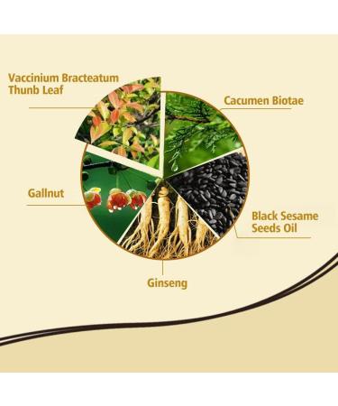 HADAVAKA Instant Hair Color Shampoo 500ml Natural Herbal Black Hair Dye For White Hair 3in1 Shampoo For Men and Women - Buy Online on GoSupps.com