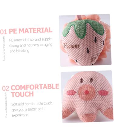 Beaupretty 4 Pcs Cartoon Bath Balls | Women's & Men's Shower Loofah Scrubber Sponge - Perfect for Relaxing Baths - Buy Online on GoSupps.com