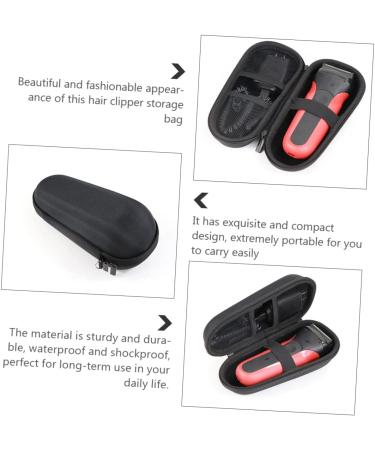 POPETPOP 3pcs Storage Bag Electric Trimmer Carrying Case Shaver case Hard Shell case Men Grooming Trimmer Barber Clipper Holder Shaver Bag Travel Portable Oxford Cloth HDD Enclosure Blackx3pcs 17.5X7X7CMx3pcs - Buy Online on GoSupps.com