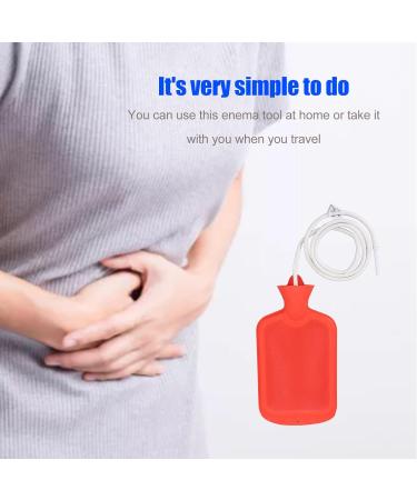 Zerodis Silicone Enema Kit - Coffee & Water Intestinal Cleaning System - Douche & Enema for Men & Women (Red) - Buy Online on GoSupps.com