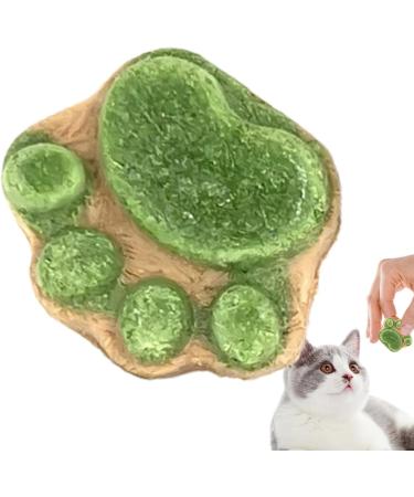 Kitten Treats - Cat Treats for Indoor Cats - Natural Healthy Cat Snacks Treats | Cat Paw Biscuits Cat Treat | Dry Cat Treats Kitten Treats | Kitten Treats Paw Shape Cat Food Treats | Treats for Cat Green - Buy Online on GoSupps.com