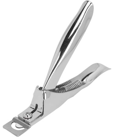 Nail Tip Clipper Portable Nail Tip Cutter U Shape Wide Application for Salon (Silver) - Buy Online on GoSupps.com