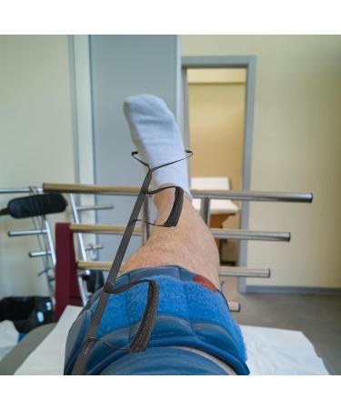 Leg Lifter Strap | Adjustable & Wear-Resistant Leg Lifter Strap with Foot Loop & Hand Grip Mobility Aids for Wheelchair Car Bed N Single Attribute - Buy Online on GoSupps.com