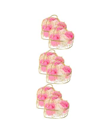 DOITOOL 6 Boxes Soap Rose Soap for Women Spa Soap Floral Women s Suits Bridal Shower for Guests Valentine s Day Essential Oil Soap Woman Rose Soap Immortal Take a Bath Bride
