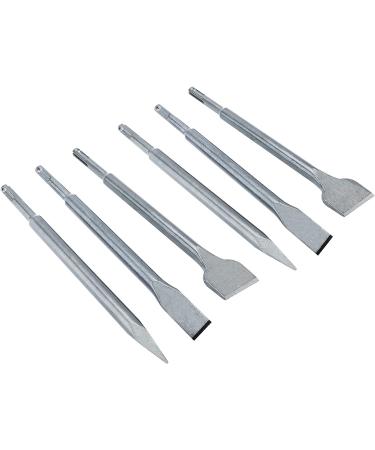 YaeTek 6pcs SDS Plus Hammer Drill Chisel Set Rotary Hammer Drill Bits with Point Chisels  Flat Chisels  Wide Chisels - Buy Online on GoSupps.com