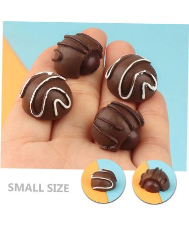 STAHAD 16pcs Simulation Chocolate Simulated Chocolate Multi-function Chocolate Decor Educational Chocolate Model Interesting Fake Chocolate Faux Dessert Little Vacation Resin Artificial 2.00X2.00X1.50CM 1 - Buy Online on GoSupps.com