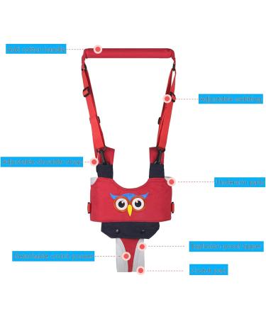 IULONEE Baby Walking Harness - Adjustable Toddler Assistant for Standing and Learning - Kids Safety Reins - Red (7-24 Month) - Buy Online on GoSupps.com