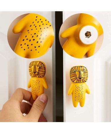 Cute Animal Knobs for Kids | Youyouulu 5-Piece Ceramic Drawer Handles - Perfect for Children's Furniture & Cupboards - Buy Online on GoSupps.com